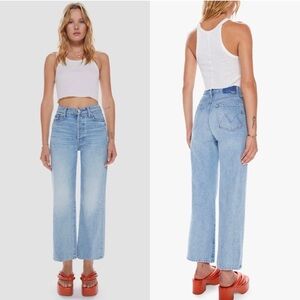 Mother the rambler ankle Light Wash High-Waisted Jeans
